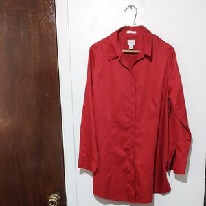 Chico's Red Blouse